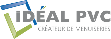 Logo IDÉAL PVC créateur de menuiseries PVC, partenaire dr-menuiserie dans le Tarn