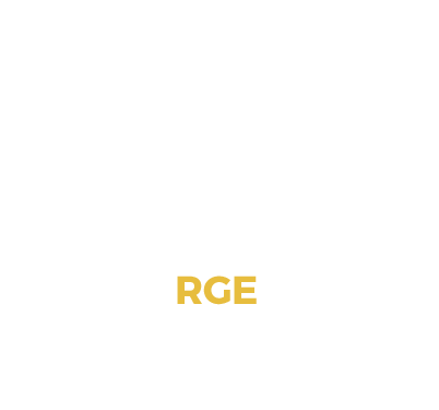Logo RGE jaune dr-menuiserie pour les travaux de menuiserie éco-responsable dans le Tarn